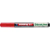 Edding EcoLine 51 marker za lak, rdeč