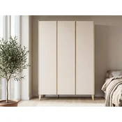 Garderobna omara Velrome 110 (Hrast + Bež)