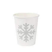 shumee Bel papirnat lonček, disperzijski, Winter 250 ml, premer 80 mm 50 kosov.