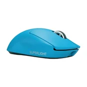 Miš LOGITECH Pro X Superlight 2, bežicni, opticki, 32000dpi, plavi, USB