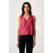 United Colors of Benetton bluza ženska lanena