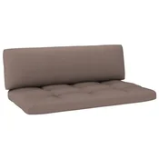 Srednja vrtna sofa od paleta od bijelo impregnirane borovine
