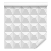 Optično moderna in karo tapeta za dnevno sobo in spalnico 50x1000 cm