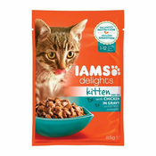 IAMS KITTEN pouch - piletina u umaku 85g