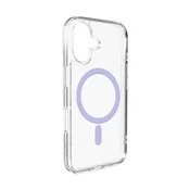 Puro Ovitek MagSafe za iPhone 17 Lite - prozoren roza obroč