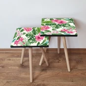 Hanah Home Set klub stocica 2Shp192, 2 komada, Šareni