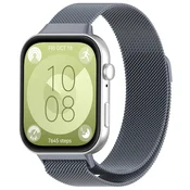 Kovinski pas Techsuit W009 za Huawei Watch Fit 3/Fit 4/Fit 4 Pro/Fit 5/Fit 5 Pro - moder