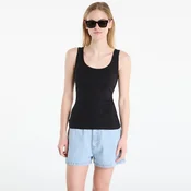 Majica s tankom Calvin Klein Sl Varigated Rib Nano Logo Tank Black S