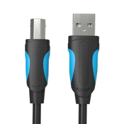 Kabel pisaca USB 2.0 A na USB-B Vention VAS-A16-B300 3m crni