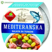 SALATA SA TUNOM CERIO 160G MEDITERANSKA (60) KOZMETIK PLUS