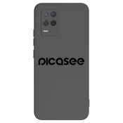 Silikonski črni ovitek za Realme 8 5G - Picasee - new logo - black