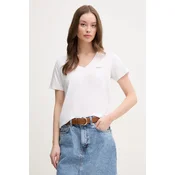 Pepe Jeans Bombažna kratka majica MACY V-NECK