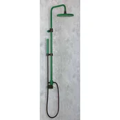 Casa Padrino luxury bathroom shower set green/black - Made in Italy