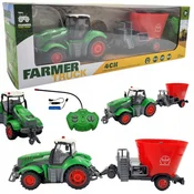 shumee DALJINSKO VODILNI TRAKTOR S PRIKOLICO, RC TROSILO LUČI