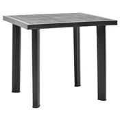 Vrtni stol antracit 80 x 75 x 72 cm plasticni