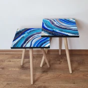 Hanah Home Set klub stocica 2Shp289, 2 komada, Plavi