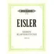 EISLER:SIEVEN KLAVIERSTUCKE OP.32