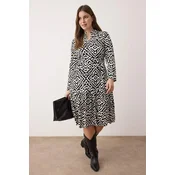 Trendyol Curve Ženska haljina Tbbaw26Ah00090, Crna