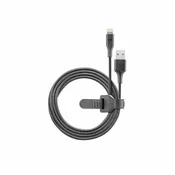 Kabel CELLULALRINE USB-A na Lightning-MFI, 1m, črn