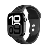 shumee Crong Duo Sport - Apple Watch Strap 38/40/41 mm (sivo/črno)