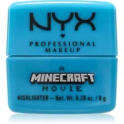 NYX Professional Makeup A Minecraft Movie Highlighter posvjetljivac kreme 8 g nijansa 02 Diamond Drip