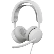 LOGITECH slušalice 2.0 – Zone Wired 2 s mikrofonom, off-white