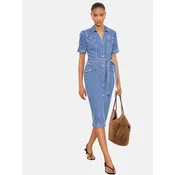 Lipsy Dolga srajca moder denim