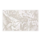 Lessentiel Maison Peškir za plažu 100x180cm Svetlobraon-Beli
