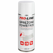 NEW Stisnjen zrak za čiščenje elektronike šivalnih strojev PRO-LINE spray 400ml
