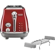 De Longhi CTOC 2103.R Icona Capitals Toaster