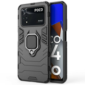 Robusten ovitek Impact X Ring za Xiaomi Poco M4 Pro - črn