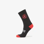 Nogavice Jordan Flight Club Cushioned Crew Socks Black/ University Red/ University Red L