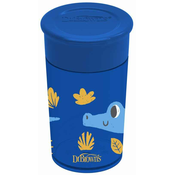 Prijelazna caša Dr. Browns - Milestones, 300 ml, Blue