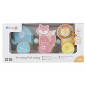 Viga Toys Leseno vlečenje vrvi - živali