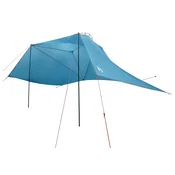 vidaXL vidaXL Avto šotor s streho Modra 350 x 250 cm Poliester in jeklo, (5000309416)