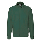 Green Mens Sweatshirt Lightweight Sweat Jacket Fruit of the Loom