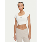 Converse Top W Wordmark Corset Top 10026506-A02 Écru Slim Fit