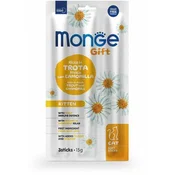 Monge Soft Sticks Kitten Poslastica za macice, Pastrmka sa kamilicom, 15g