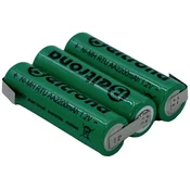 Beltrona Beltrona RTU3AAZ akumulatorski paket 3x Mignon (AA) z-spajkalni priključek NiMH 3.6 V 2200 mAh, (20641294)