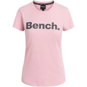 BENCH Majica Leora roza / črna / bela