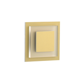 LDST SU-01-SZ-BC8 - LED svetiljka za stepenište SUNNY 8xLED/1,2W/230V zlatna 3500K
