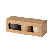 Darilna škatla s 3 espresso skodelicami Costa Nova Grespresso Nature 70 ml