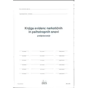 ALEA OBRAZEC 8,102 Knjiga evidenc narkotičnih in psihotropnih snovi 1/25