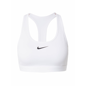 NIKE Športni nederček Swoosh, bela