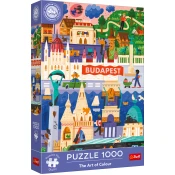 Trefl - Puzzle Premium Plus: Umetnost barv: Budimpešta, Madžarska - 1 000 kosov