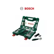 Bosch 83-delni komplet TiN svedrov in vijačnih nastavkov V-Line z žepno LED svetilko in nastavljivim viličastim ključem 2607017193