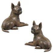 shumee Kratkodlaka čivava - pasja figurica, pisarniška figurica, pokal za pasjo razstavo Art-Dog