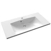 SAPHO MARIA Eleganten Umivalnik 90x46 cm Lit Marmor, Bela