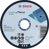 BOSCH ravna rezna ploca Standard for Metal, A 60 T BF, 125 mm, 22, 23 mm, 1 mm