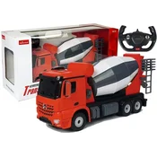 Kamion na daljinsko upravljanje R/C Mercedes-Benz Arocs Rastar 1:14 - crveni
